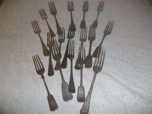 Some odd vintage enps sliver plated forks