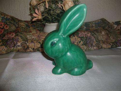 Green collectable sylavc bunny