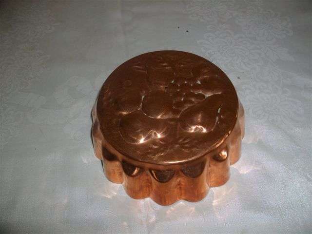 Vintage copper jelly mould