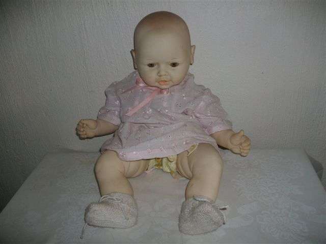 Large vintage baby angel doll