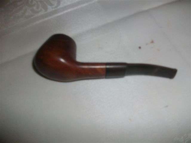 Wooden vintage smoking pipe , london england 722