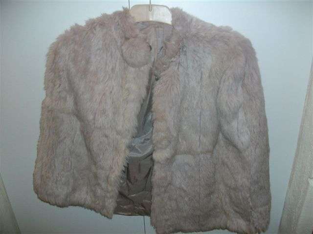 Vintage fur faux shoulder wrap