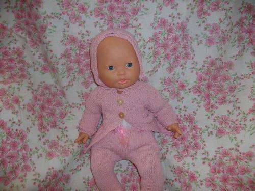 Lovely dressed in pink small baby angel doll hard face and soft body
