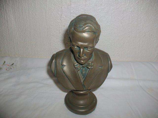 Small head model of musician head,