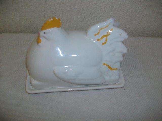chicken butter dish