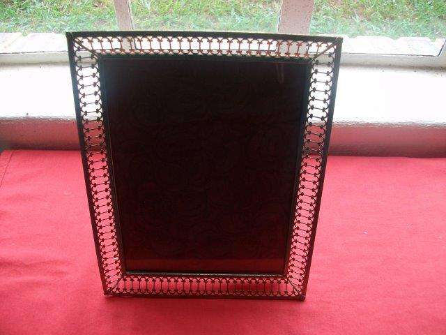 Vintage brass/gold plated picture frame