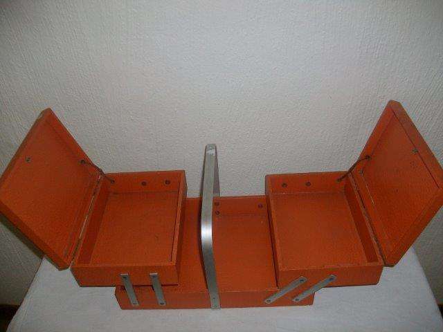 Vintage elna sewing basket