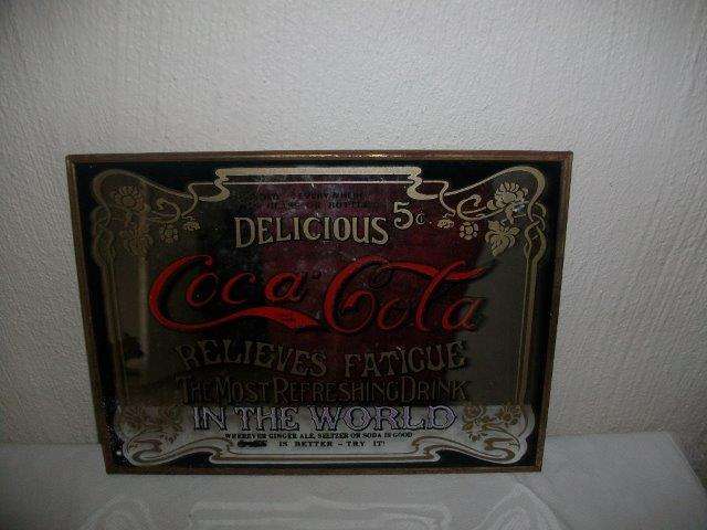 Coke cola mirror ideal for you're bar some wear noted