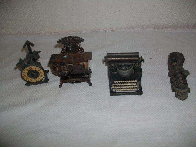 A collection of vintage metal pencil sharpers
