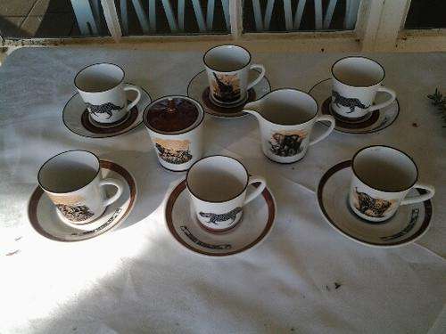 Made for Kruger national park , animal inspired coffee set