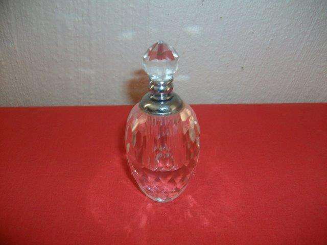Lovely clear glass perfume bottle