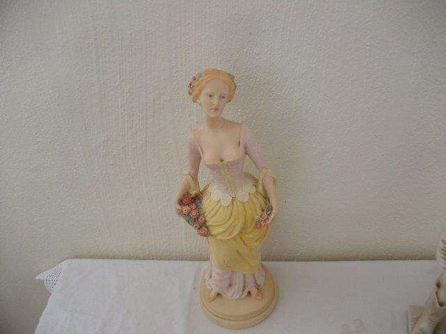 Gorgeous talll lady resin figurine