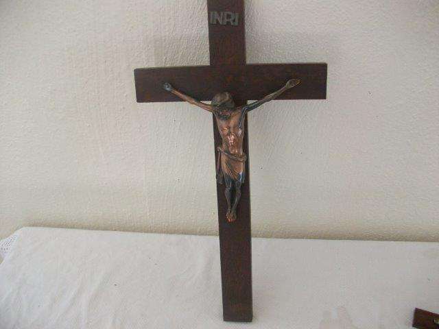 Large wooden religious cross
