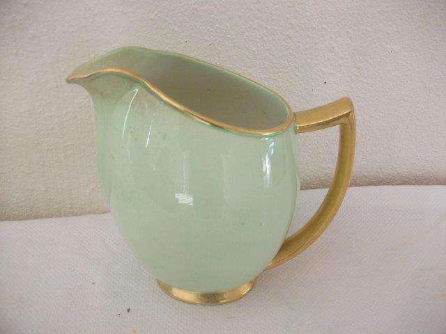 lime green vintage Carlton wear jug