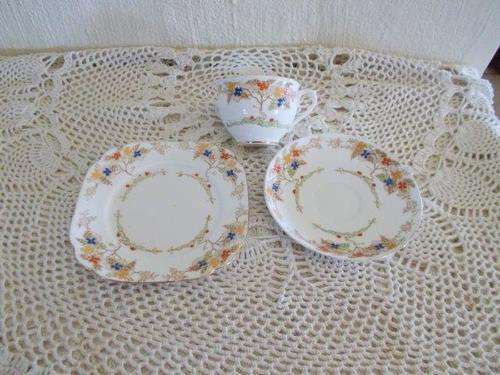 Stunning Belfast vintage tea cup trio --lot 1