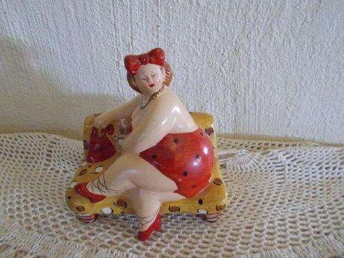 Something  fun, fat lady ornament sitting on her chair