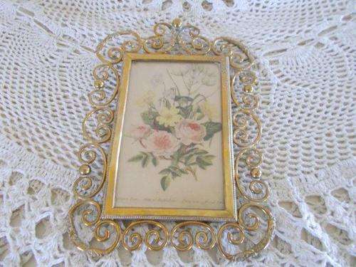 stunning vintage brass picture frame
