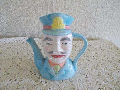Character police man tea pot