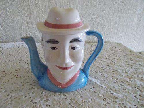 Nice character collectors man tea pot