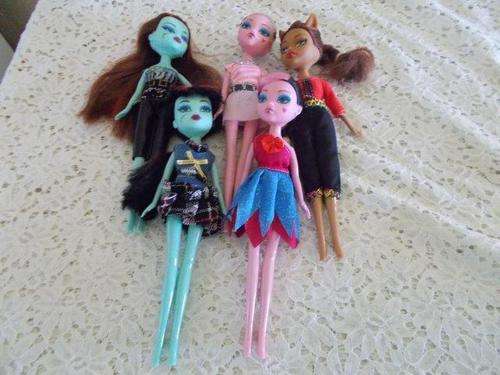 Collection of monster dolls