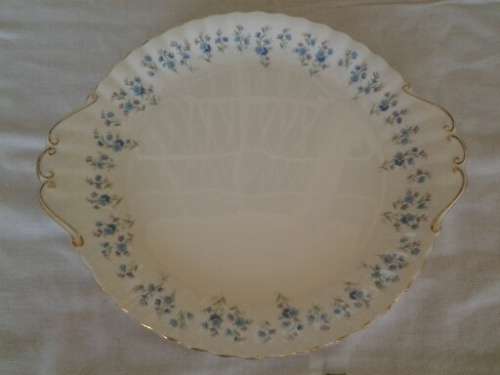 pretty vintage royal albert memory lane cake plate