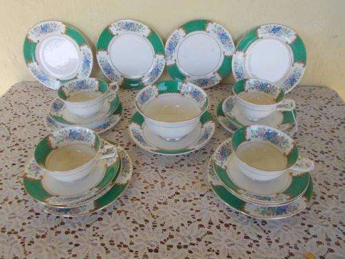Part vintage Allertons fine bone china tea set