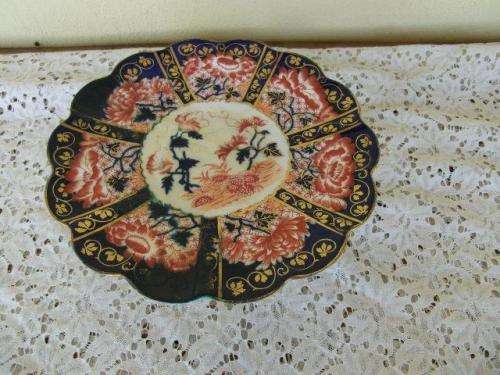 stunning porcelain vintage old foley china cake tazza