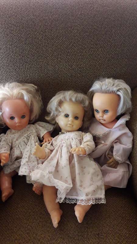 Three collectable first love dolls sold as one lot