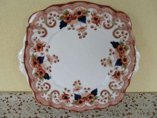 Pretty vintage porcelain cake plate