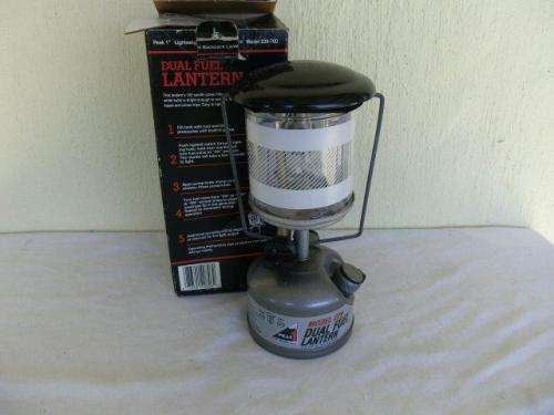collectable  coleman made in the usa dual fuel lantern model 229 boxed