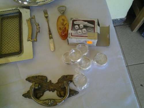 A selection of some sliver plated and copper and other items in one big job lot please view pictures