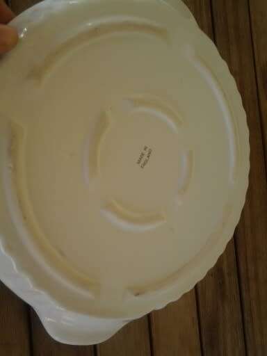 stunning pretty floral pattern oven pie dish
