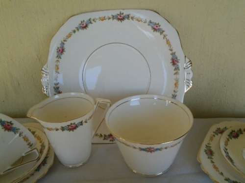 stunning part vintage crown Staffordshire tea set