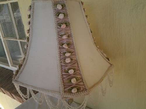 nice pretty lamp shade and base