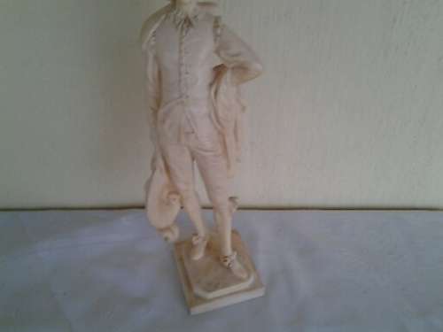 nice tall vintage resin man figurine for you're collection