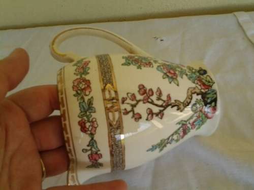 stunning Indian tree pattern porcelain creamer jug