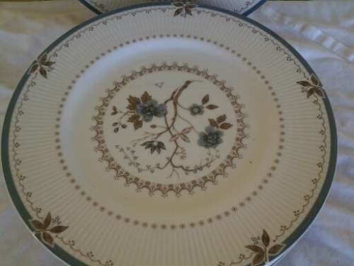 A set of seven vintage Royal doulton royal colony dinner plates