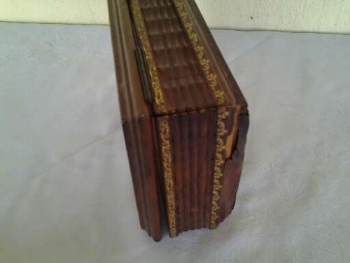Vintage wooden card box