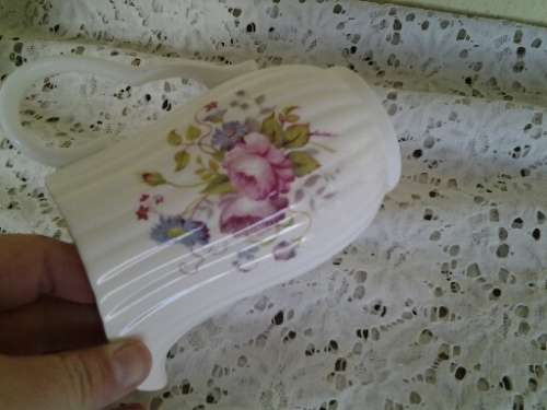 very pretty vintage floral pattern porcelain Coalport milk jug