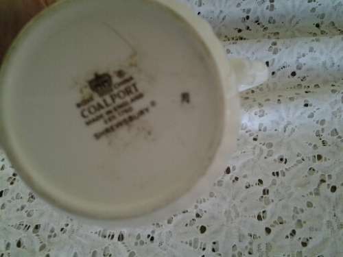 very pretty vintage floral pattern porcelain Coalport milk jug