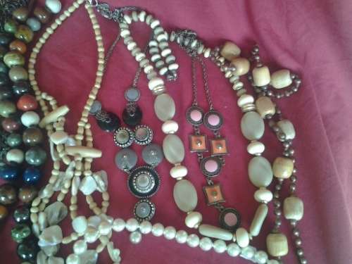 Huge lot of assorted ladies beaded costume necklaces Jewelry