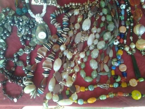 Huge lot of assorted ladies beaded costume necklaces Jewelry