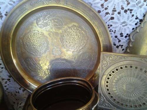 huge job lot of assorted collectable brass wear please view all pictures sold as one lot