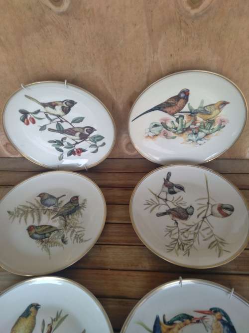 Six stunning  heritage  collection  bird scene plates