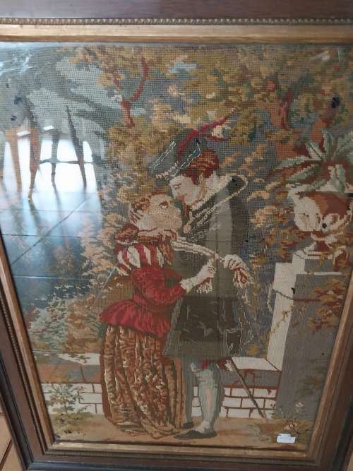 Stunning framed romantic scene tapestries