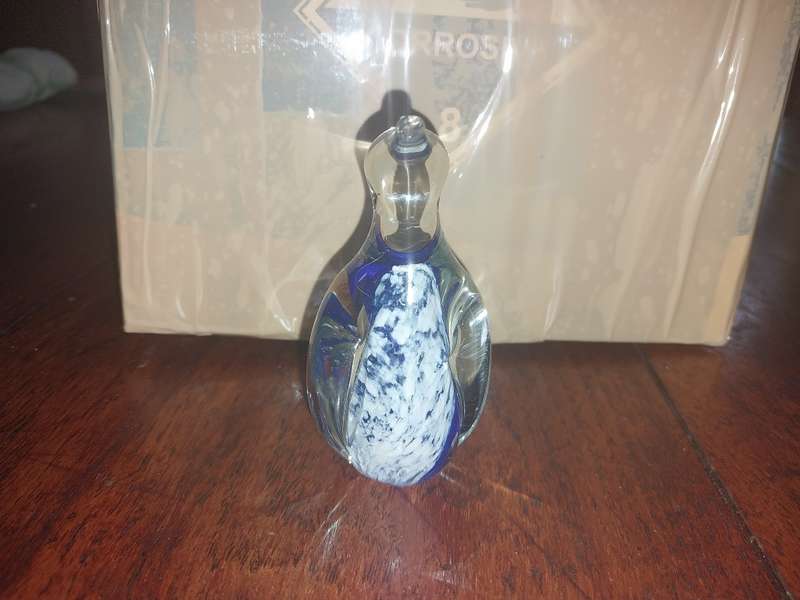 Stunning little glass penguin