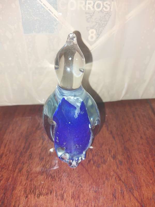 Stunning little glass penguin