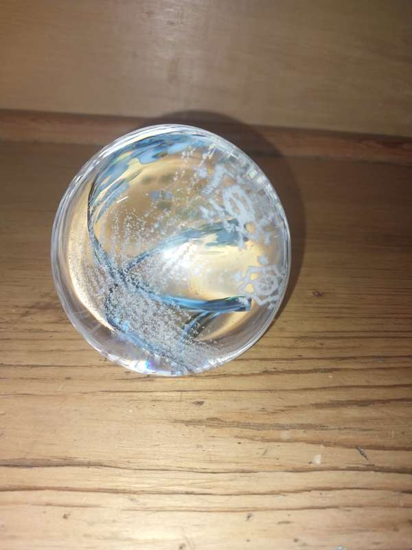 Large glass paper weight