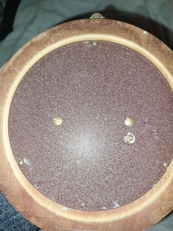 Vintage small wooden theremonter