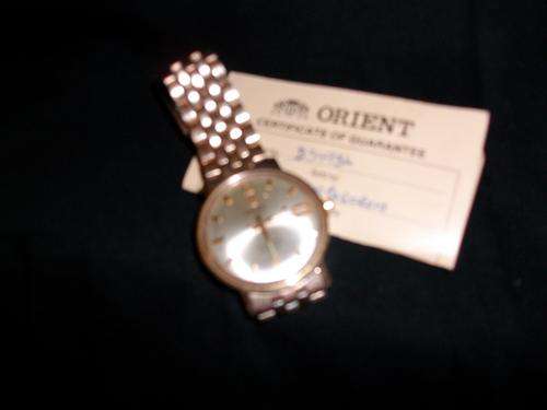 Mens roamer watch wind up , stingray , swiss made gold plate